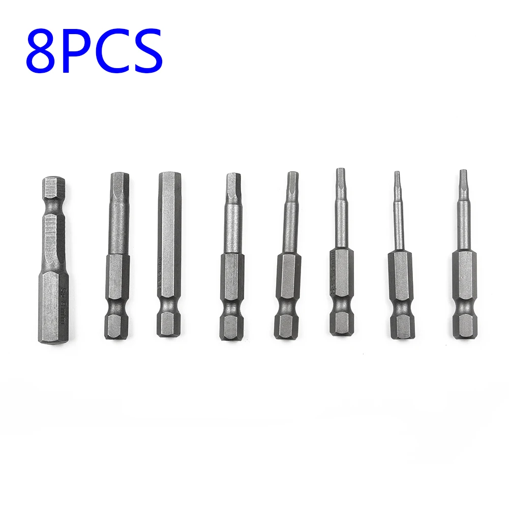 8 Pcs Pentagonal Screwdrivers Bits 2Inch Hex Shank Magnetic Screws Driver 1.5-8mm Bits Multi-function Hand Tools
8 Pcs Pentagonal Screwdrivers Bits 2Inch Hex Shank Magnetic Screws Driver 1.5-8mm Bits Multi-function Hand Tools