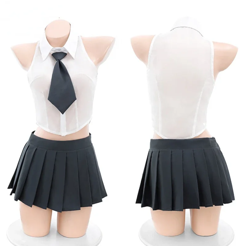 Anime School Girl Uniform Lingerie Cosplay Sexy Costume Women Shirt and Skirt Set Role Play Underwear Outfits Party Club Suit 
Anime School Girl Uniform Lingerie Cosplay Sexy Costume Women Shirt and Skirt Set Role Play Underwear Outfits Party Club Suit