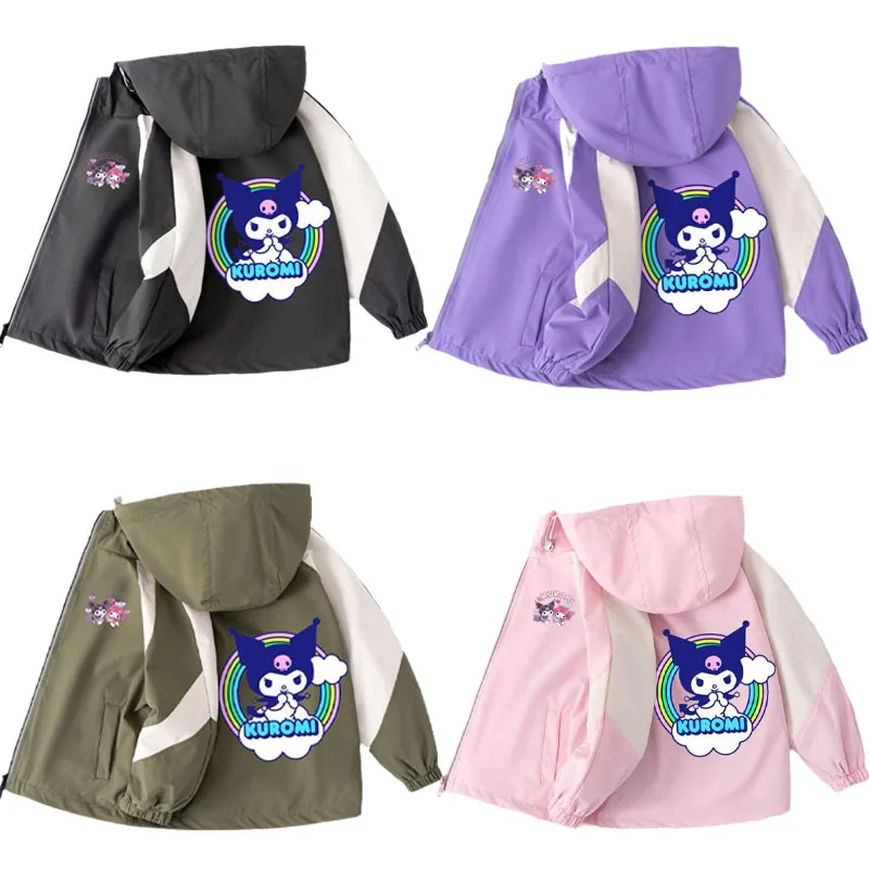 Новинка кавайная Детская куртка Sanrio Kuromi куртка с милым аниме мультяшным принтом для мужчин и женщин Повседневная Толстовка Куртка Детский подарок
Новинка кавайная Детская куртка Sanrio Kuromi куртка с милым аниме мультяшным принтом для мужчин и женщин Повседневная Толстовка Куртка Детский подарок