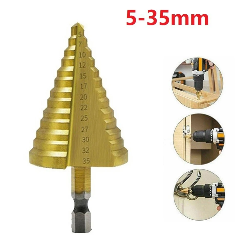 1pc High Speed Steel 5-35mm Spiral Grooved Drill Hex Handle For Thin Iron Plate Aluminum,insulation Panels PVC Panels Tools
1pc High Speed Steel 5-35mm Spiral Grooved Drill Hex Handle For Thin Iron Plate Aluminum,insulation Panels PVC Panels Tools