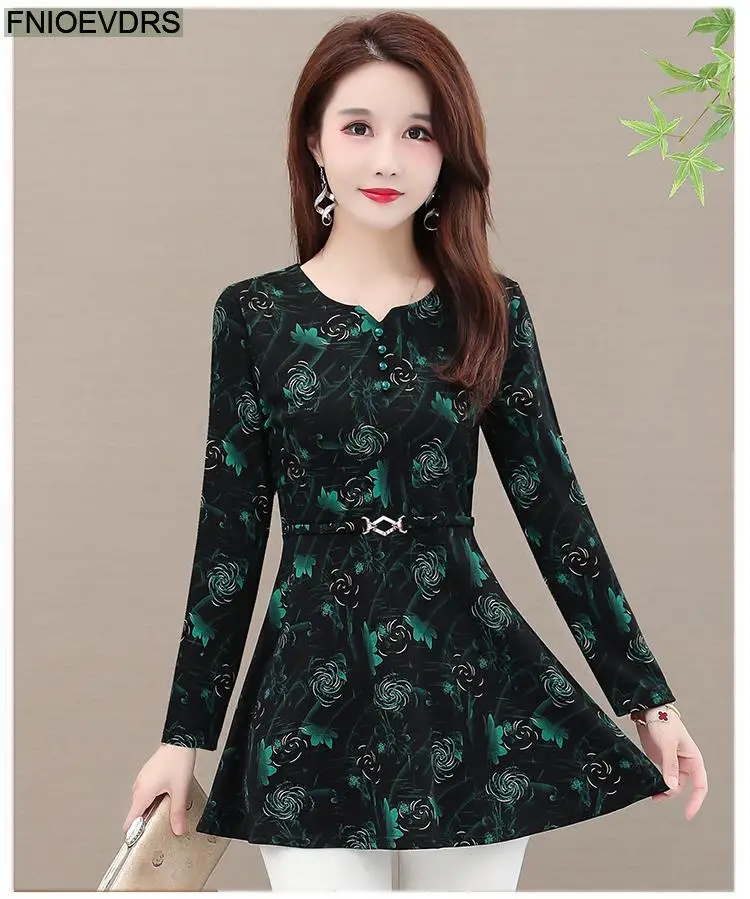Hot Sales Women 2024 Autumn Winter Elegant Office Lady Basics Shirts Casual Retro Vintage Floral Green Tunic Peplum Tops Blouses Hot Sales Women 2024 Autumn Winter Elegant Office Lady Basics Shirts Casual Retro Vintage Floral Green Tunic Peplum Tops Blouses