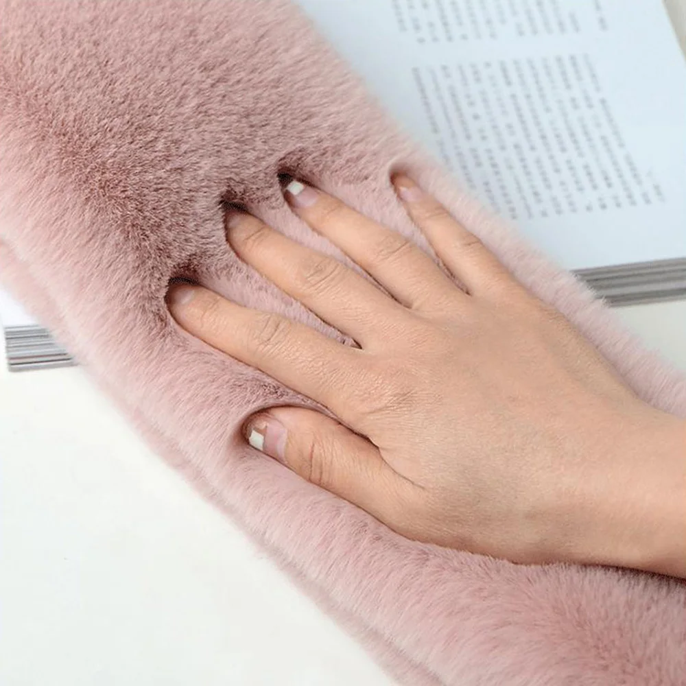 Faux Rabbit Fur Cross Scarf For Women Winter Warm Thicken Plush Neck Ring Scarves Elegant Solid Color Fluffy Shawls Neck Warmer 9 Mallzona Sc8c77d16583643b79d5759a1fdec499dF Faux Rabbit Fur Cross Scarf For Women Winter Warm Thicken Plush Neck Ring Scarves Elegant Solid Color Fluffy Shawls Neck Warmer Mallzona