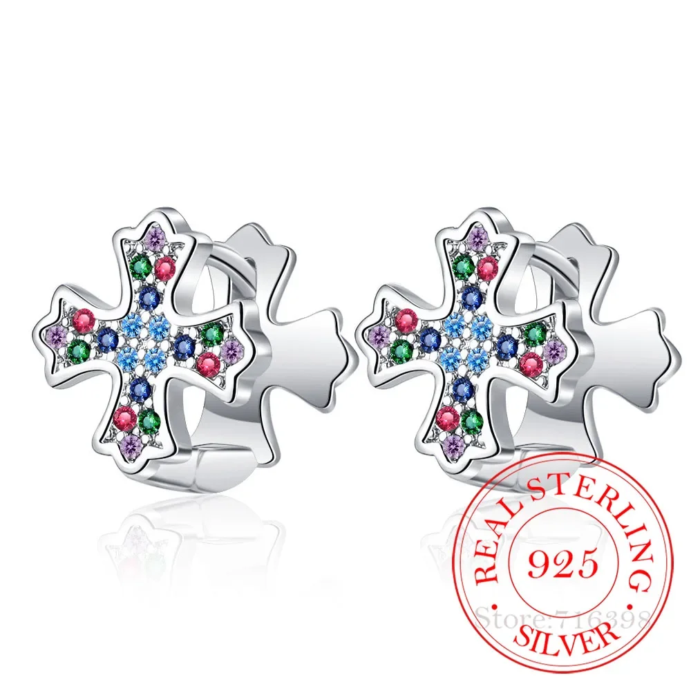 Женские серьги из серебра 925 пробы, с кристаллами 
Женские серьги из серебра 925 пробы, с кристаллами