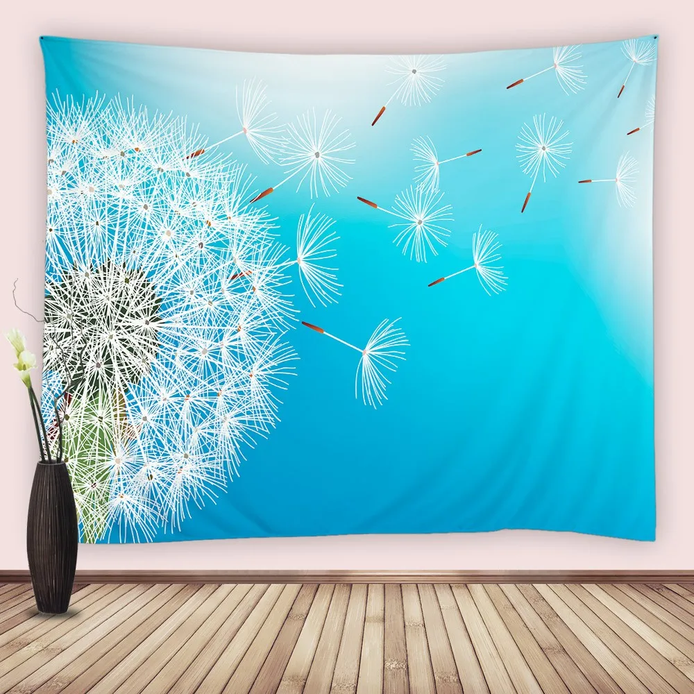 Natural Scenery Plants Tapestry Dandelion Flowers Floral Blue Sky Wall Hanging Fabric Tapestries Bedroom Living Room Dorm Decor
Natural Scenery Plants Tapestry Dandelion Flowers Floral Blue Sky Wall Hanging Fabric Tapestries Bedroom Living Room Dorm Decor