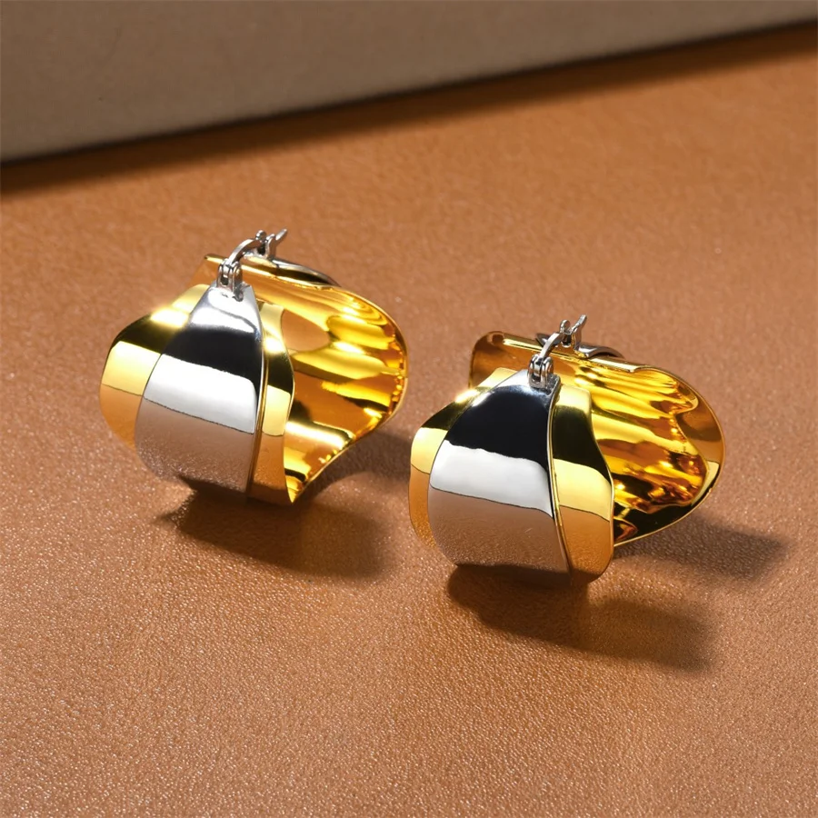 Vintage Fashion Exaggerated Irregular Metal Color Block Earrings for Women Light Luxury High-end Top Design Charming Jewelry
Vintage Fashion Exaggerated Irregular Metal Color Block Earrings for Women Light Luxury High-end Top Design Charming Jewelry