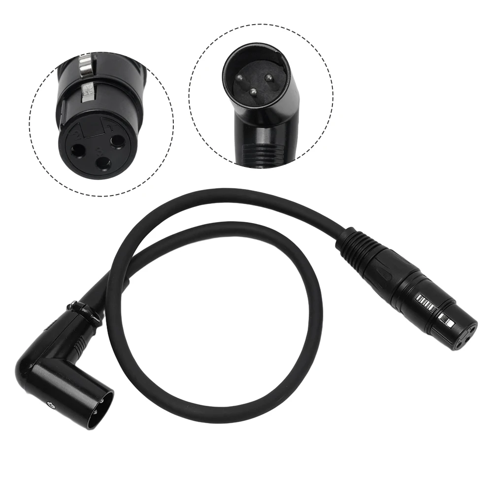 3 Pin XLR Right Angle Male To Female Plug Microphone Audio Cable Shielded Cord Musical Instruments Accessories Parts
3 Pin XLR Right Angle Male To Female Plug Microphone Audio Cable Shielded Cord Musical Instruments Accessories Parts