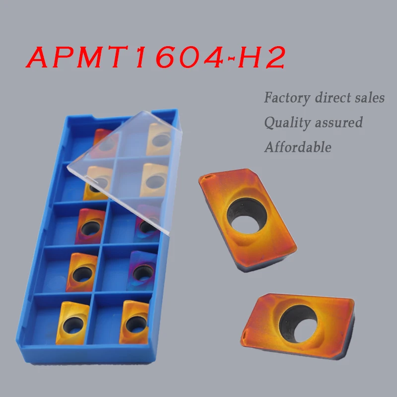10Pcs APMT1604-H2 Colorful Yellow Milling Carbide Insert Lathe Parts Tool Milling Tool CNC Lathe APMT Turning Blade
10Pcs APMT1604-H2 Colorful Yellow Milling Carbide Insert Lathe Parts Tool Milling Tool CNC Lathe APMT Turning Blade