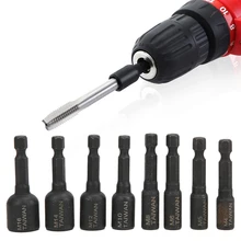 M4-M16 Screw Tap Socket Adapter 1/4 Inch Hex Shank Machine Tap Square Driver Thread Tap Adapter for Electric Drill
M4-M16 Screw Tap Socket Adapter 1/4 Inch Hex Shank Machine Tap Square Driver Thread Tap Adapter for Electric Drill