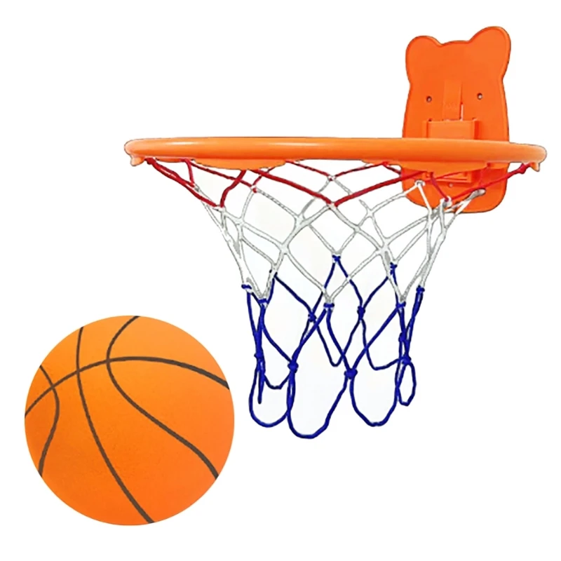 

Basketballs Hoop Set with Backboard Hanger Hook Indoor Outdoor Basketball Set with Net Ball Kids Basketball Sports Toy