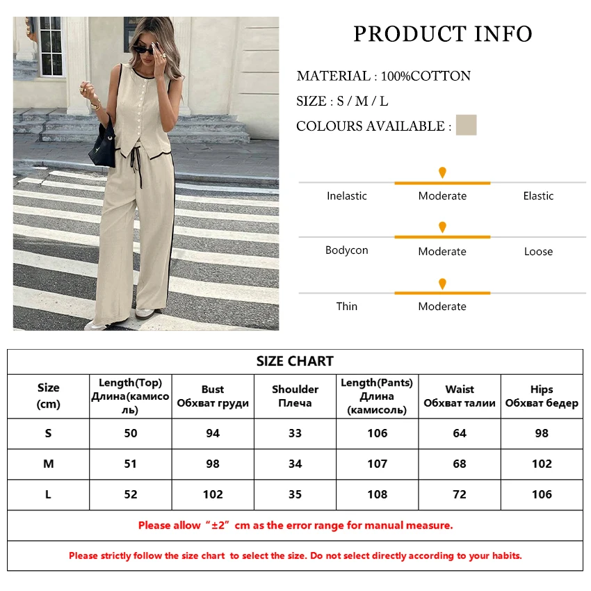 Marthaqiqi Summer Ladies Nightgowns Set O-Neck Sleepwear Tank Tops Pajamas Sleeveless Nightie Pants Cotton Female Nightwear Suit 23 Sc8d0096b0a8d410a82ca2477b44f7b85y