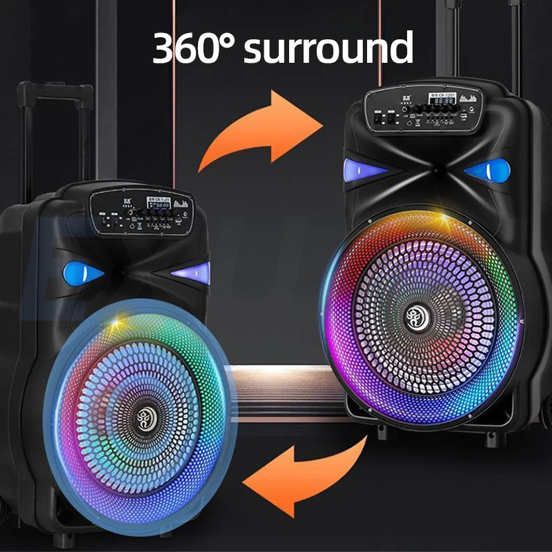 80W Outdoor Bluetooth Speaker Portable Karaoke Party Soundbox Subwoofer with Mic Remote Control Audio 220V Bluetooth speaker
80W Outdoor Bluetooth Speaker Portable Karaoke Party Soundbox Subwoofer with Mic Remote Control Audio 220V Bluetooth speaker