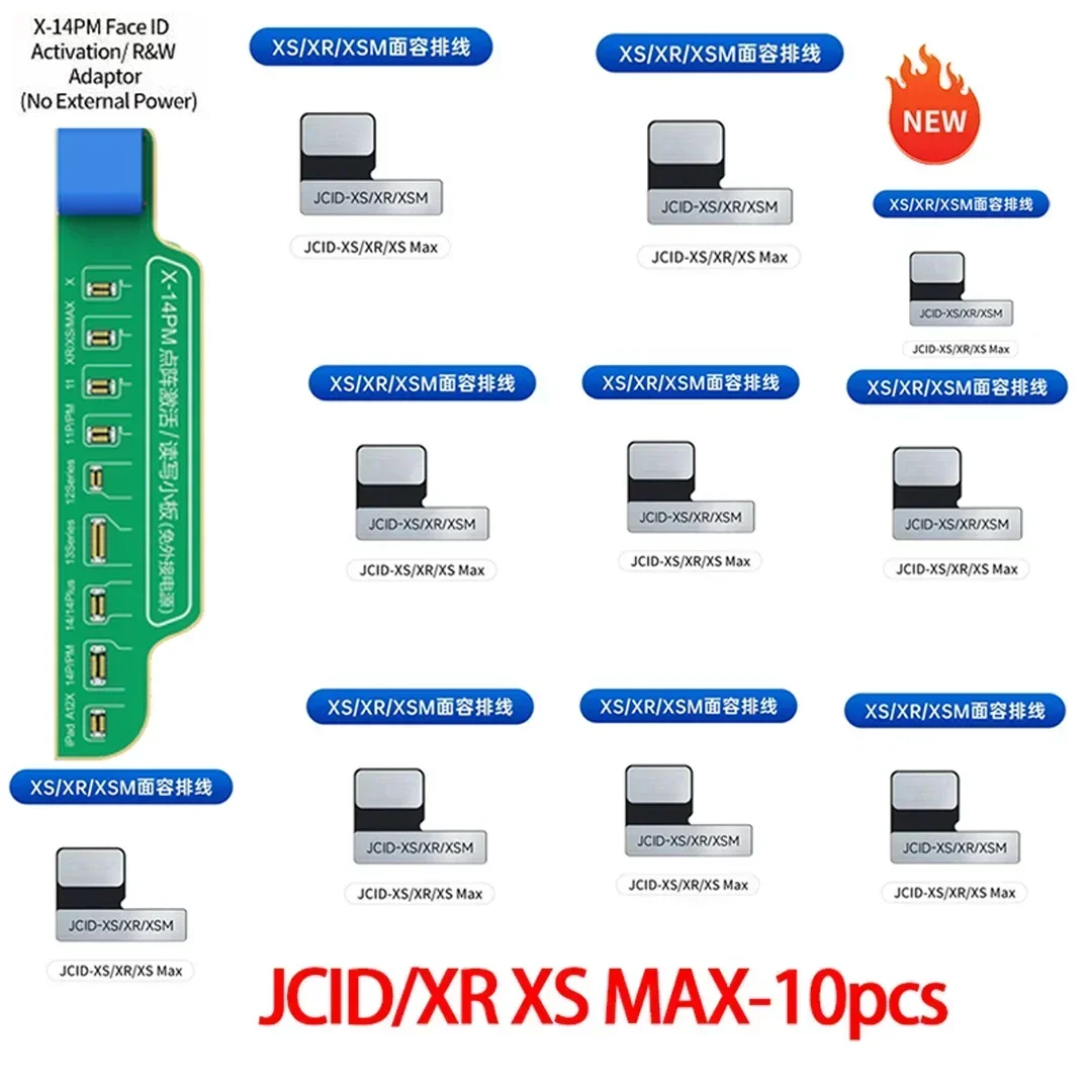 

NEW JCID JC Tag Face Id Flex Cable for IPhone X XR XS MAX 11 12 PRO MAX Mini Dot Matrix Repair Read and Write Data