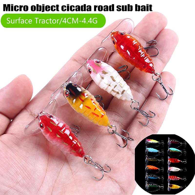 Microware Prophet Cicada 4CM-4.4G Road Runner Surface Tractor Long Casting Floating Wave Crawler White Stripe Road Runner Fake B
Microware Prophet Cicada 4CM-4.4G Road Runner Surface Tractor Long Casting Floating Wave Crawler White Stripe Road Runner Fake B