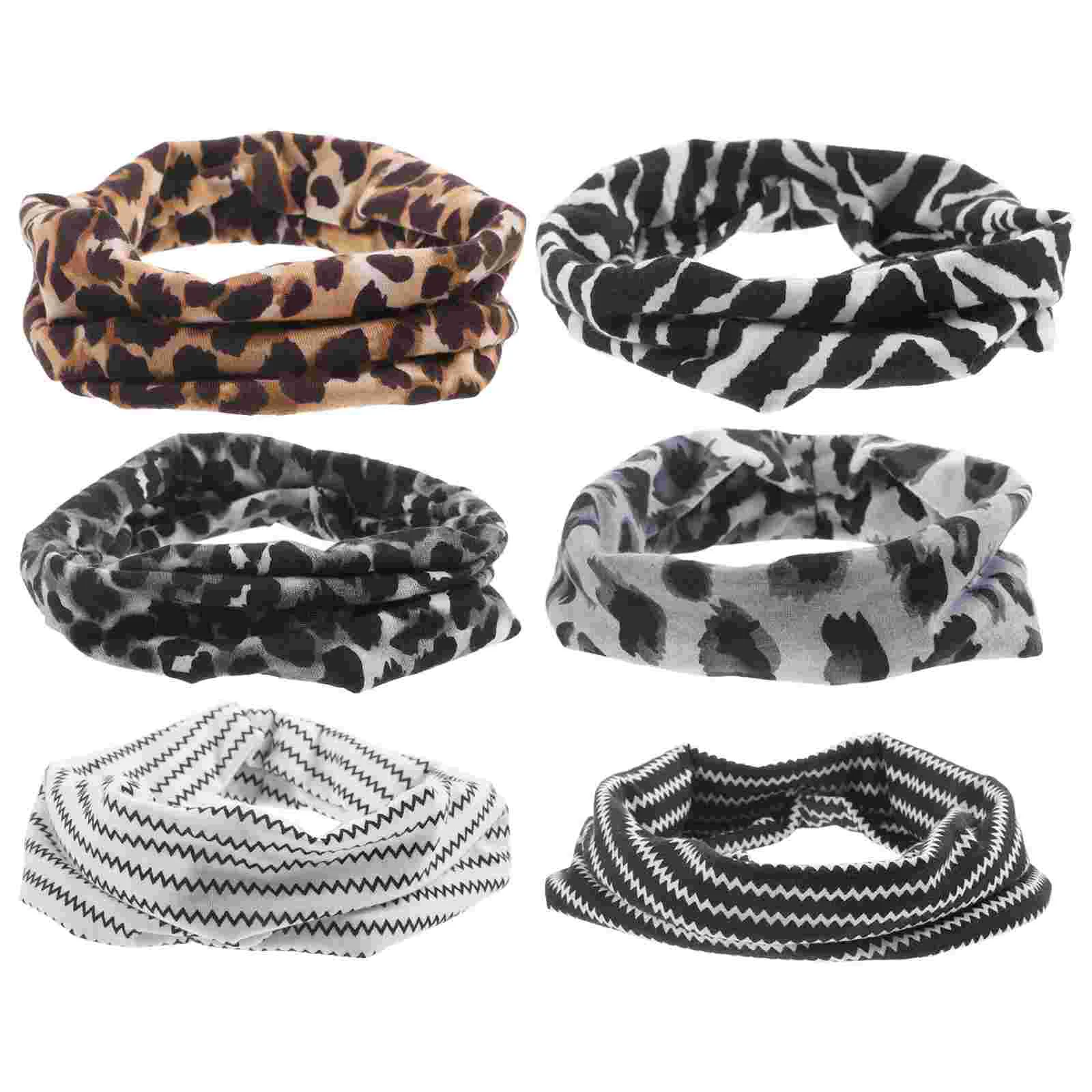 6 Pcs Scarf Turbans Women African Headbands Sweatbands Leopard Print Yoga Imitation Cotton Workout Miss Hairbands
6 Pcs Scarf Turbans Women African Headbands Sweatbands Leopard Print Yoga Imitation Cotton Workout Miss Hairbands