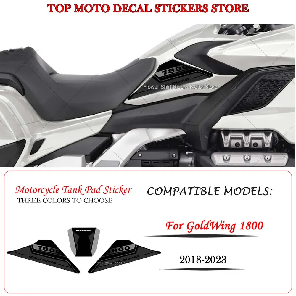 

For Honda Goldwing 1800 Gold Wing GL1800 F6B 2018-2023 3D Epoxy Resin Protection Sticker Waterproof Motorcycle Tank Pad Sticker