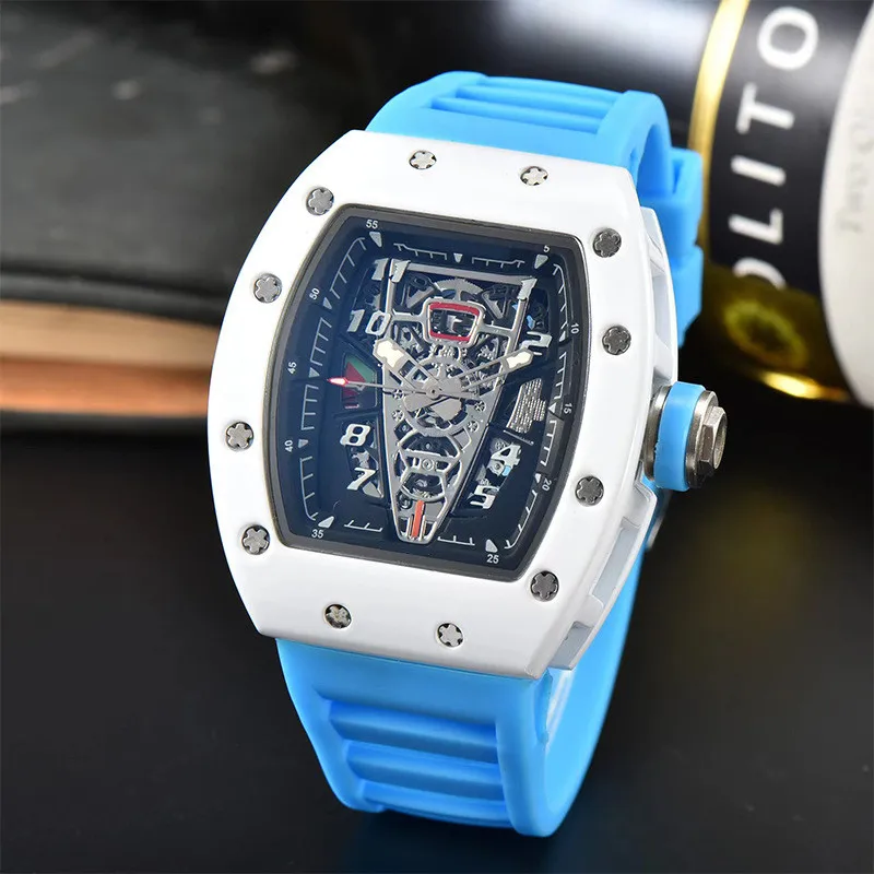 2023 Automatic motion waterproof RM full function men's watch top brand luxury ceramic rim men's hollowed out quartz watch
2023 Automatic motion waterproof RM full function men's watch top brand luxury ceramic rim men's hollowed out quartz watch