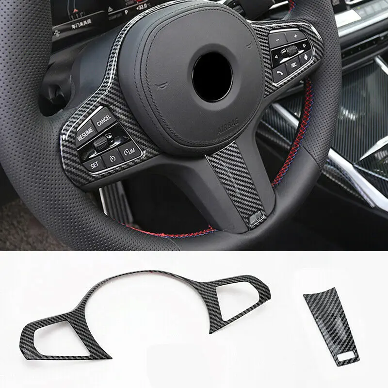 Carbon Fiber ABS For BMW 3 Series G20 Interior Trim Steering Wheel Cover 2020-22 black Interior Car Stickers Car Accessories Hig
Carbon Fiber ABS For BMW 3 Series G20 Interior Trim Steering Wheel Cover 2020-22 black Interior Car Stickers Car Accessories Hig