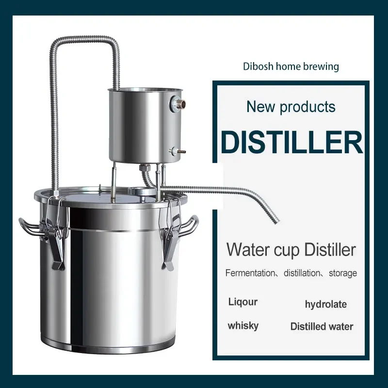 New 304 Stainless Steel Water Cup Distiller Home Brew Moonshine Brewing Machine Brandy Vodka Brewing Kit Fermentation Barrel
New 304 Stainless Steel Water Cup Distiller Home Brew Moonshine Brewing Machine Brandy Vodka Brewing Kit Fermentation Barrel