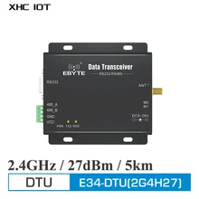 2.4GHz UART RS485 RS232 Wireless Data Transceiver SMA-K Long Range Wireless Uhf Module RF IoTDTU Modem XHCIOT E34-DTU-2G4H27
2.4GHz UART RS485 RS232 Wireless Data Transceiver SMA-K Long Range Wireless Uhf Module RF IoTDTU Modem XHCIOT E34-DTU-2G4H27