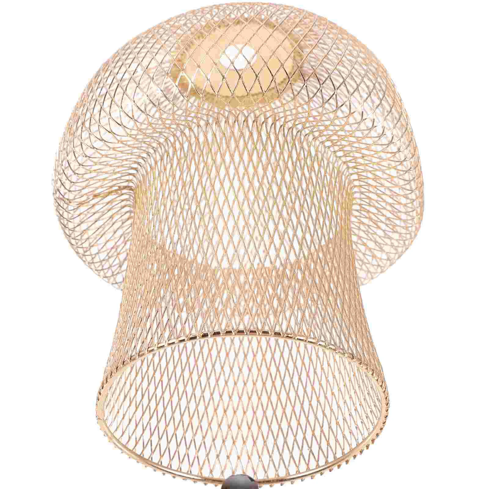 Lamp Shade Mushroom Wrought Iron Lampshade Sconce Metal Small Nightstand Light Fixture
Lamp Shade Mushroom Wrought Iron Lampshade Sconce Metal Small Nightstand Light Fixture