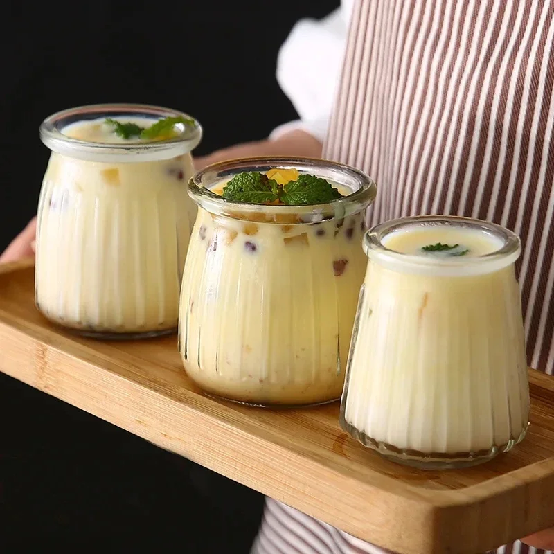 Pudding Mousse Glass Bottle with Lid, Food Container, High Temperature Resistant,Bake Mold, Homemade Yogurt, Drinks Storage Cups
Pudding Mousse Glass Bottle with Lid, Food Container, High Temperature Resistant,Bake Mold, Homemade Yogurt, Drinks Storage Cups