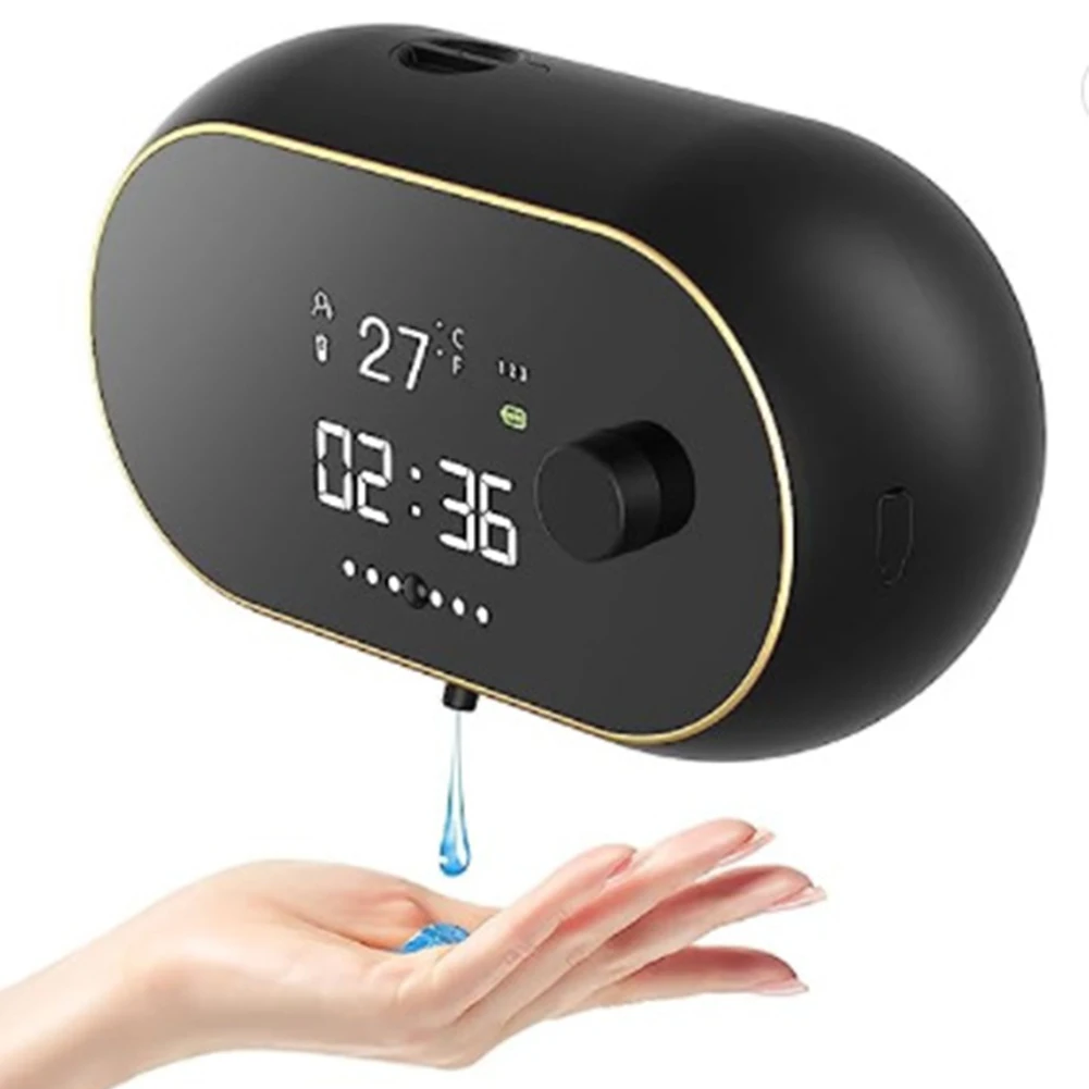 Automatic Foam Hand Soap Dispenser Touchless Wall Mount 450ML Capacity Large Screen with Time & Temperature Display
Automatic Foam Hand Soap Dispenser Touchless Wall Mount 450ML Capacity Large Screen with Time & Temperature Display