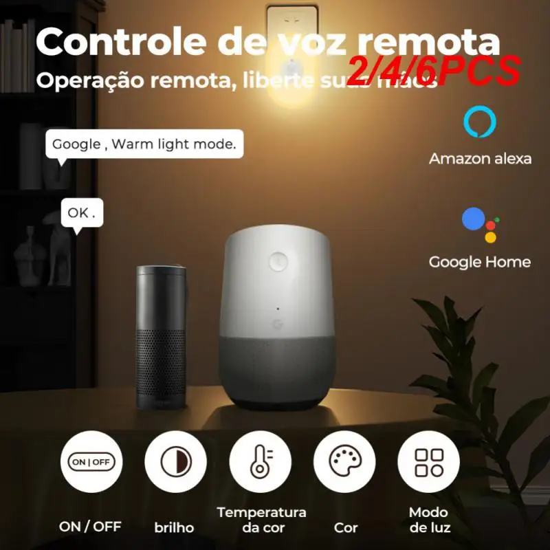 2/4/6PCS PIR Motion Sensor Light WiFi Wireless LED Night Light Smart Wall Lamp Warm White RGB Room Tuya App Voice For Alexa
2/4/6PCS PIR Motion Sensor Light WiFi Wireless LED Night Light Smart Wall Lamp Warm White RGB Room Tuya App Voice For Alexa