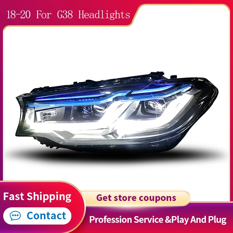 Car Lights For BMW G30 G38 2018-2020 5 Series LED Auto Headlight Assembly Upgrade Newest M5 Competition Design Accessories
Car Lights For BMW G30 G38 2018-2020 5 Series LED Auto Headlight Assembly Upgrade Newest M5 Competition Design Accessories