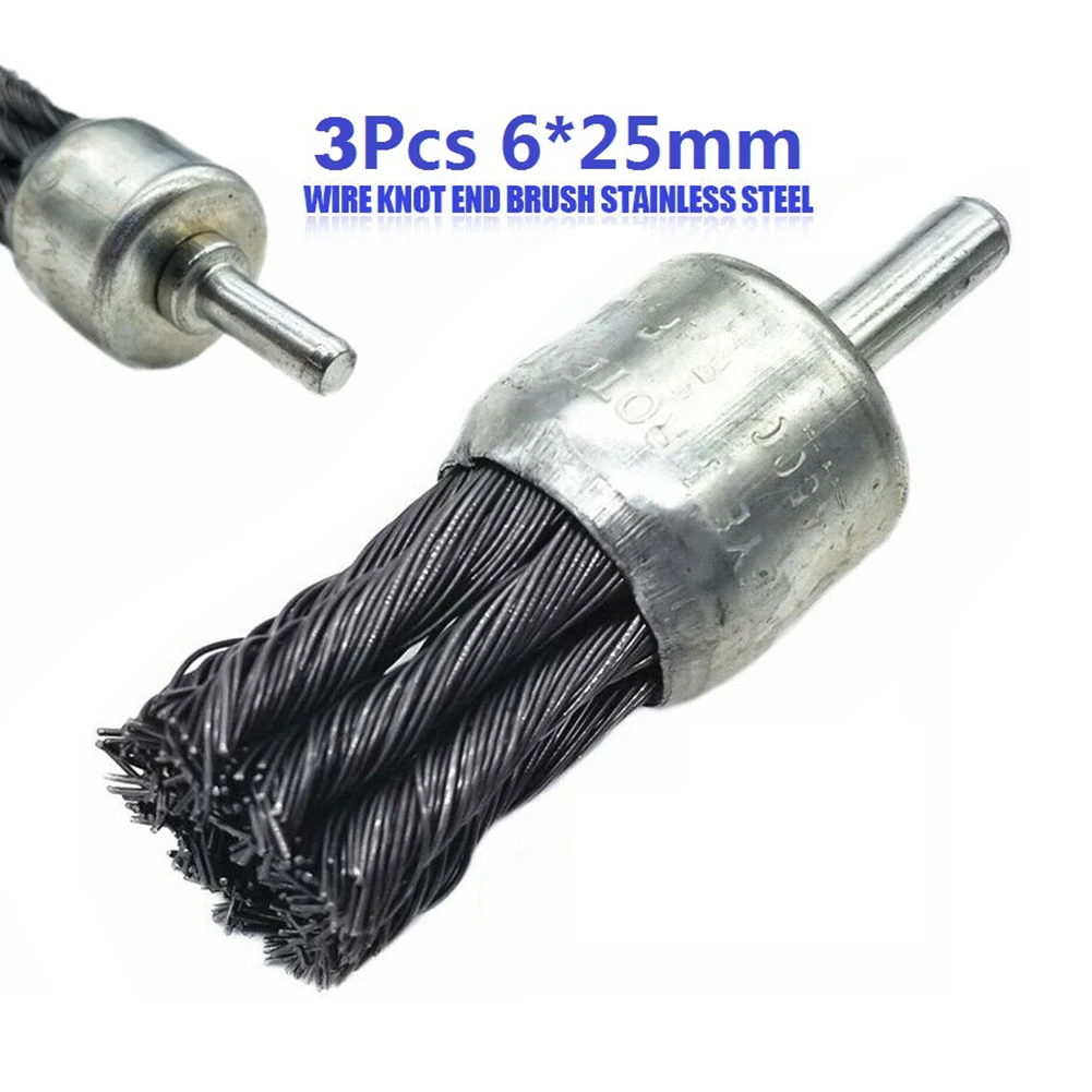 Improve the Look of Your Metal Surfaces 3pcs 25mm Steel Knot Wire End Brush Achieve Clean and Polished Results
Improve the Look of Your Metal Surfaces 3pcs 25mm Steel Knot Wire End Brush Achieve Clean and Polished Results