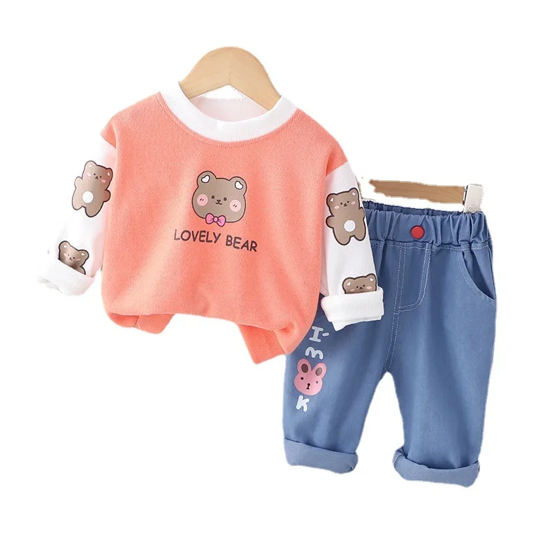Kids Clothes Coat Girls' Spring Dress Set 2023 New Foreign Kids Baby Bear Splicing Two-Piece Set 0-5 Ages
Kids Clothes Coat Girls' Spring Dress Set 2023 New Foreign Kids Baby Bear Splicing Two-Piece Set 0-5 Ages