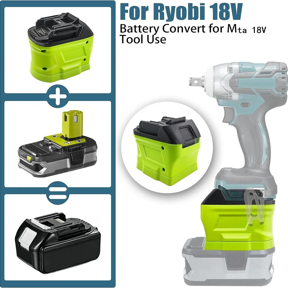 1PCS Converter Battery Adapter For Ryobi 18V Li-ion Battery To For Mta 18V Tool Plastic Tool Accessories
1PCS Converter Battery Adapter For Ryobi 18V Li-ion Battery To For Mta 18V Tool Plastic Tool Accessories