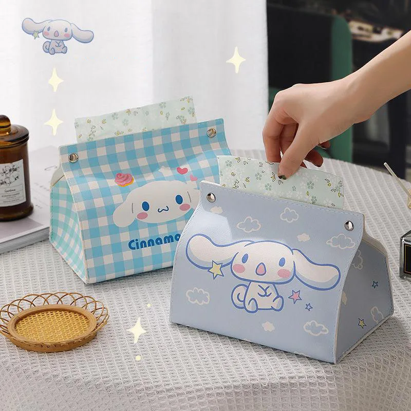 Cinnamoroll Pu Material Kawaii Desktop Tissue Box Cartoon Tissue Storage Box Dormitory Bedroom Office Paper Drawer Storage Set
Cinnamoroll Pu Material Kawaii Desktop Tissue Box Cartoon Tissue Storage Box Dormitory Bedroom Office Paper Drawer Storage Set