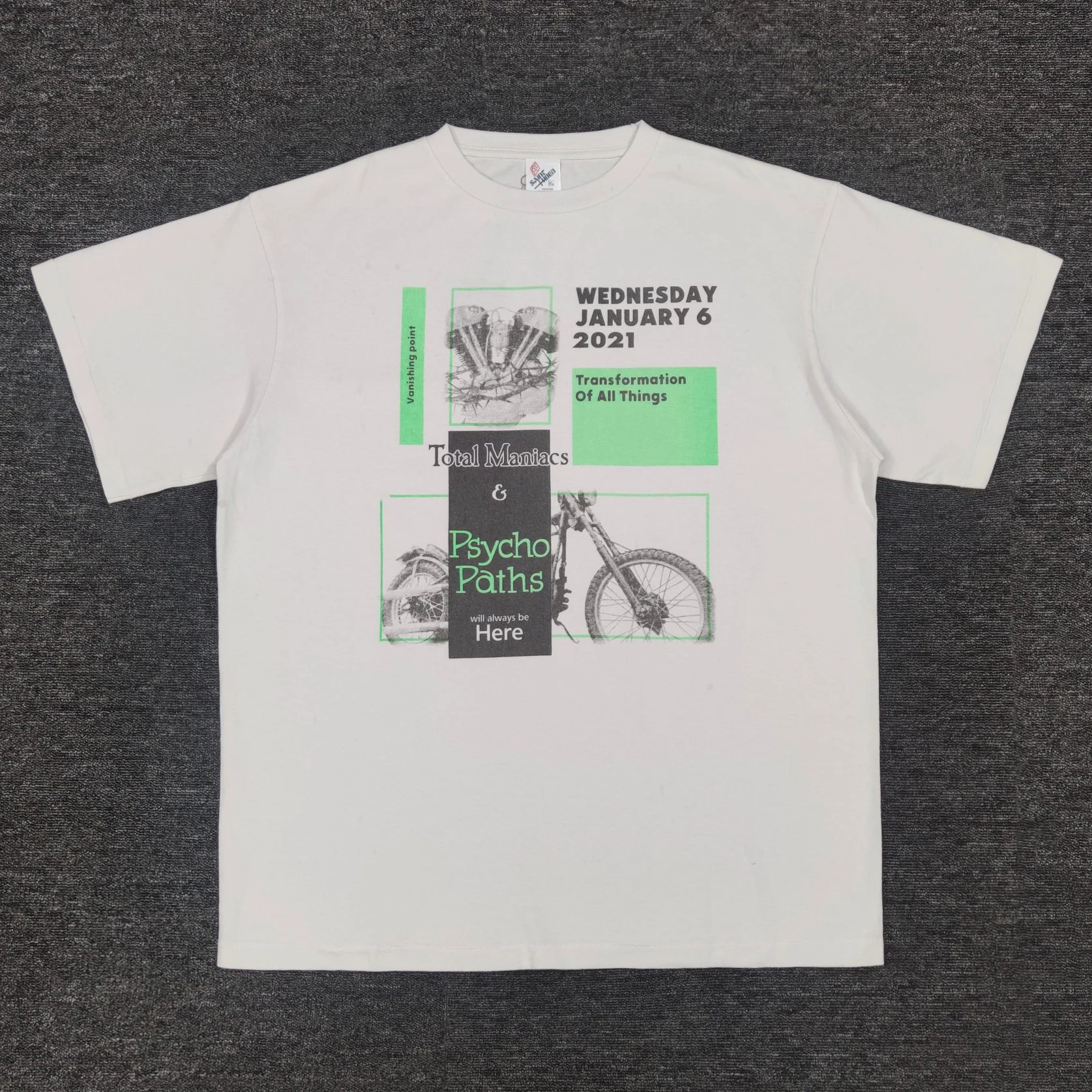 NBHD X Saint Michael Psycho Paths T-Shirt Tee Short-sleeved T-shirt Men and Women Couple Motorcycles
NBHD X Saint Michael Psycho Paths T-Shirt Tee Short-sleeved T-shirt Men and Women Couple Motorcycles