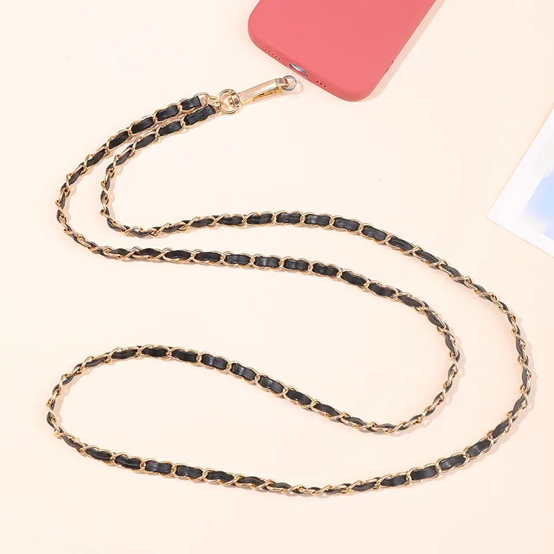 Fashion Simple Metal Mobile Phone Chain Charm Universal Clip Long Crossbody Chain For Unisex Style Safety Cellphone Lanyard Fashion Simple Metal Mobile Phone Chain Charm Universal Clip Long Crossbody Chain For Unisex Style Safety Cellphone Lanyard
