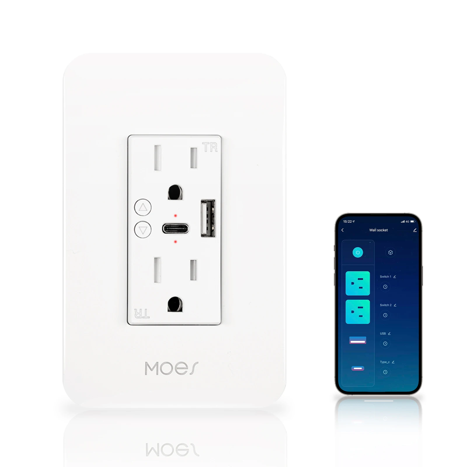 Remotely Control The Equipment On The Socket Smart Socket Brand New Dual Charging Ports Intelligent Voice Control
Remotely Control The Equipment On The Socket Smart Socket Brand New Dual Charging Ports Intelligent Voice Control