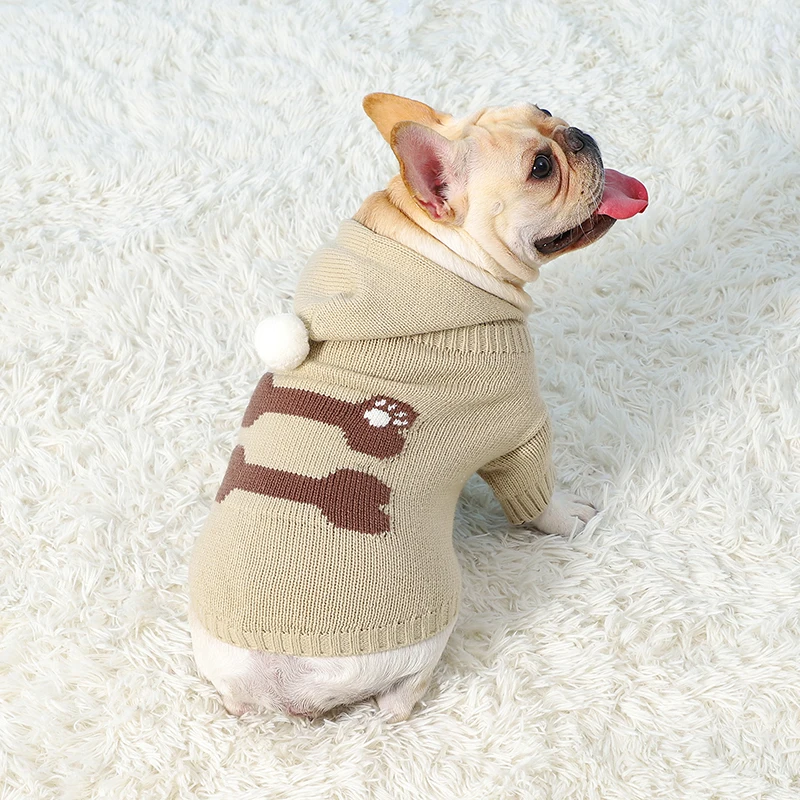 Свитера с длинным рукавом для собак, трикотажная одежда с капюшоном в виде кота чихуахуа, бульдога, Bomei, милая мультяшная Женская одежда для осени и зимы 
Свитера с длинным рукавом для собак, трикотажная одежда с капюшоном в виде кота чихуахуа, бульдога, Bomei, милая мультяшная Женская одежда для осени и зимы
