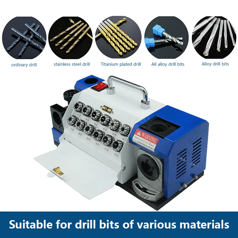 220V/180W Portable Electric Drill Bit Grinder High-Precision Integrated Drill Bit Sharpener/Grinder
220V/180W Portable Electric Drill Bit Grinder High-Precision Integrated Drill Bit Sharpener/Grinder