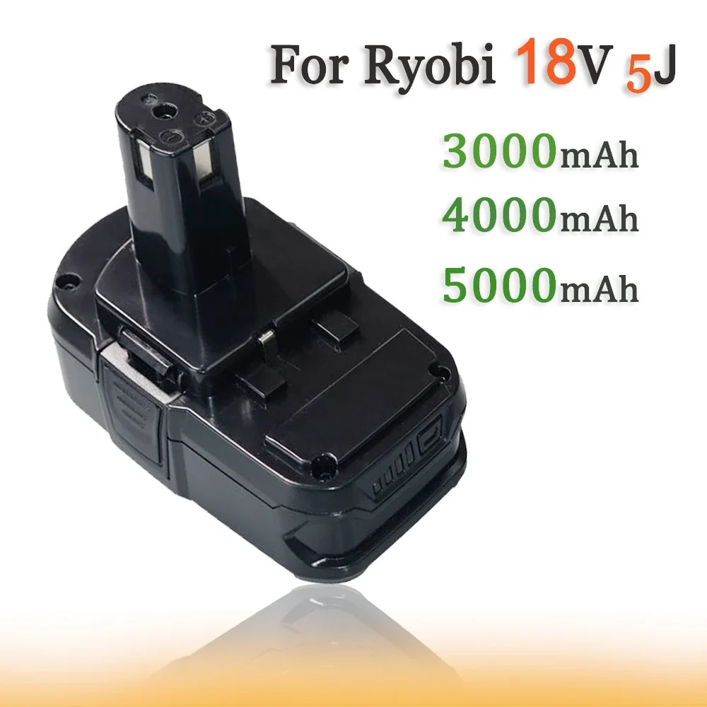 18V 3000/4000/5000mAh Rechargeable Li-ion Battery Suitable For Ryobi P107 P105 P104 P103 P102 P108 Cordless Power Tools
18V 3000/4000/5000mAh Rechargeable Li-ion Battery Suitable For Ryobi P107 P105 P104 P103 P102 P108 Cordless Power Tools