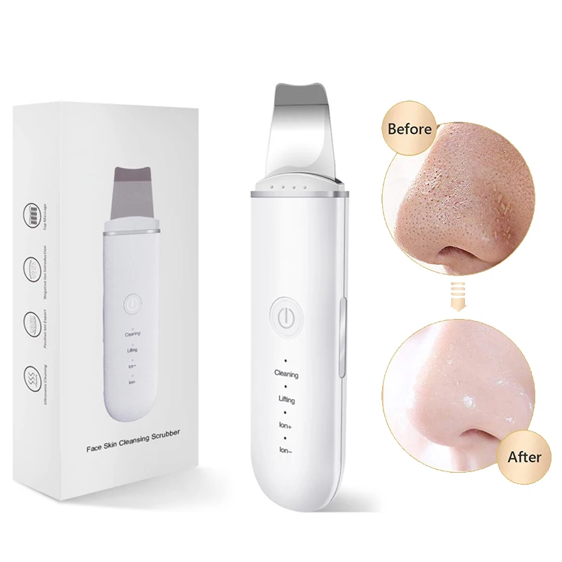 1pcs Ultrasonic Face Cleaning Skin Scrubber Peeling Blackhead Removal Pore Cleaner Face Scrubber Facial Cleaner Skin Care Tool
1pcs Ultrasonic Face Cleaning Skin Scrubber Peeling Blackhead Removal Pore Cleaner Face Scrubber Facial Cleaner Skin Care Tool