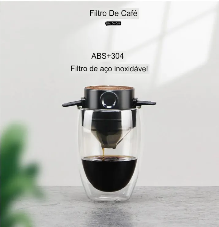 HQ Stainless Coffee Bean Strainer/Filter, Easy to Clean, Good Quality Reusable with Immediate Shipping to All Brazil
HQ Stainless Coffee Bean Strainer/Filter, Easy to Clean, Good Quality Reusable with Immediate Shipping to All Brazil