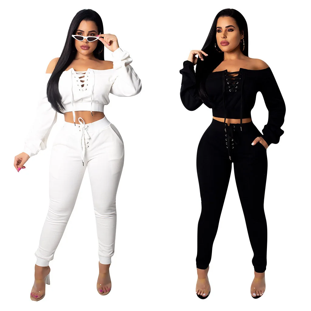 Tracksuit for Women Two Piece Set Long Sleeve Hoody Pants 2 Piece Set for Female Winter Two Pieces Sets Women's Suits
Tracksuit for Women Two Piece Set Long Sleeve Hoody Pants 2 Piece Set for Female Winter Two Pieces Sets Women's Suits