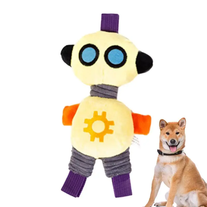 Жевательные игрушки для собак, пищалка со звуком, жевательные игрушки, плюшевый многоразовый робот, плюшевые жевательные игрушки для собак, игрушки для прорезывания зубов для маленьких и средних щенков, кошек
Жевательные игрушки для собак, пищалка со звуком, жевательные игрушки, плюшевый многоразовый робот, плюшевые жевательные игрушки для собак, игрушки для прорезывания зубов для маленьких и средних щенков, кошек