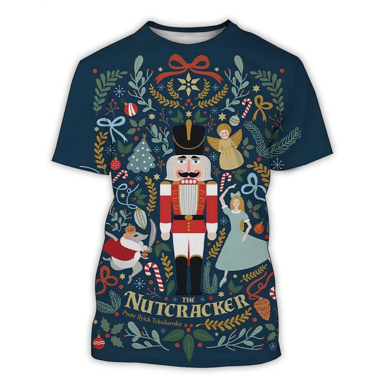 Summer Hot New Funny Nutcracker 3D Printed T-shirt Men's Fashion Casual T-shirt Personality Harajuku Men and Women T-shirt Kids
Summer Hot New Funny Nutcracker 3D Printed T-shirt Men's Fashion Casual T-shirt Personality Harajuku Men and Women T-shirt Kids