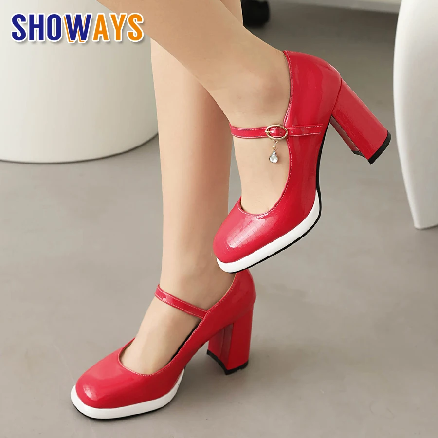 Big Size Party Office Lady Platform Mary Janes Rosy Black Crocodile Print High Thick Heels Round Toe Summer Spring Women's Pumps
Big Size Party Office Lady Platform Mary Janes Rosy Black Crocodile Print High Thick Heels Round Toe Summer Spring Women's Pumps