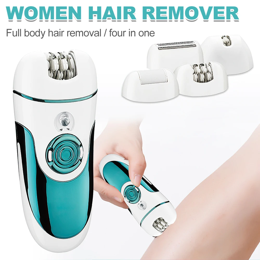 Electric Epilator Woman Hair Remover Facial Body Bikini Underarms Legs Painless Hair Removal Machine Rechargeable Razor Shaver
Electric Epilator Woman Hair Remover Facial Body Bikini Underarms Legs Painless Hair Removal Machine Rechargeable Razor Shaver