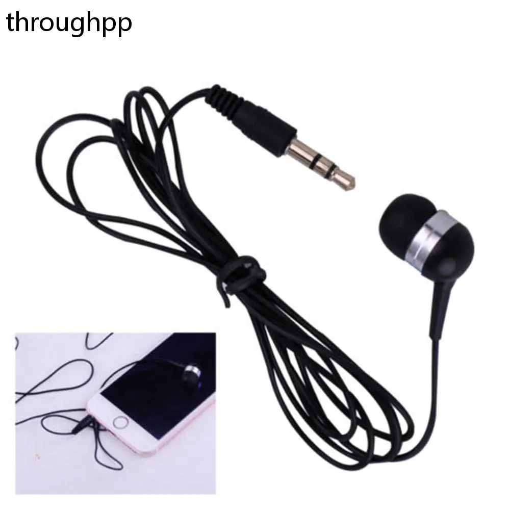 3.5mm Single Side Mono Wire In Ear Headphone 120cm Universal Earphone for 3.5mm Jack Mobile Phone Computer MP3
3.5mm Single Side Mono Wire In Ear Headphone 120cm Universal Earphone for 3.5mm Jack Mobile Phone Computer MP3