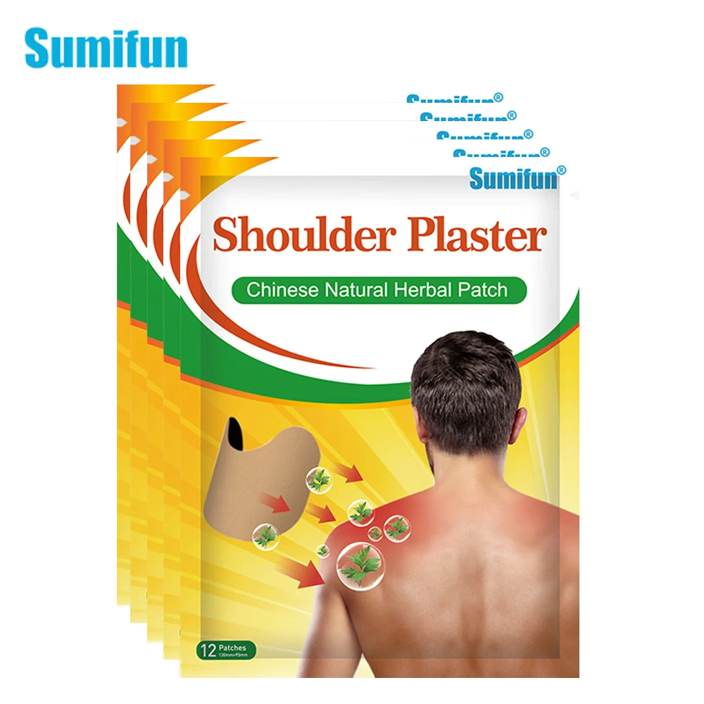 

12/36/60Pcs Sumifun Shoulder Pain Relief Patch Muscle Joint Ache Rheumatoid Arthritis Analgesic Sticker Medical Health Plaster