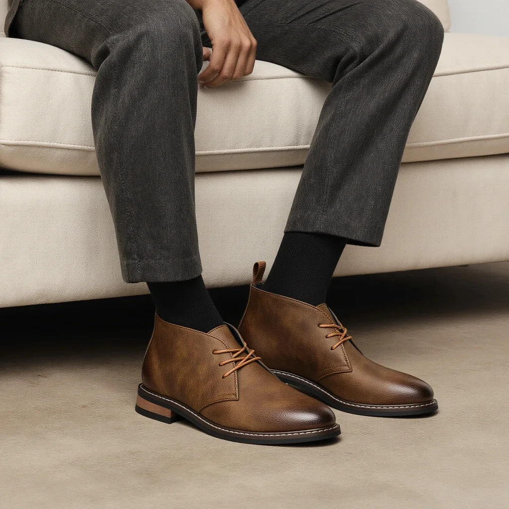 أحذية رجالية جلدية ماركة 2026 مريحة وعصرية وفاخرة أحذية رجالية جلدية ماركة 2026 مريحة وعصرية وفاخرة