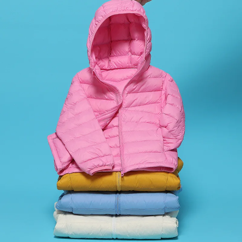 Kids Light Weight Duck Down Coats 2023 New Autumn Winter Children Portable Hooded White Duck Down Jackets Fashion Puffy Parkas
Kids Light Weight Duck Down Coats 2023 New Autumn Winter Children Portable Hooded White Duck Down Jackets Fashion Puffy Parkas