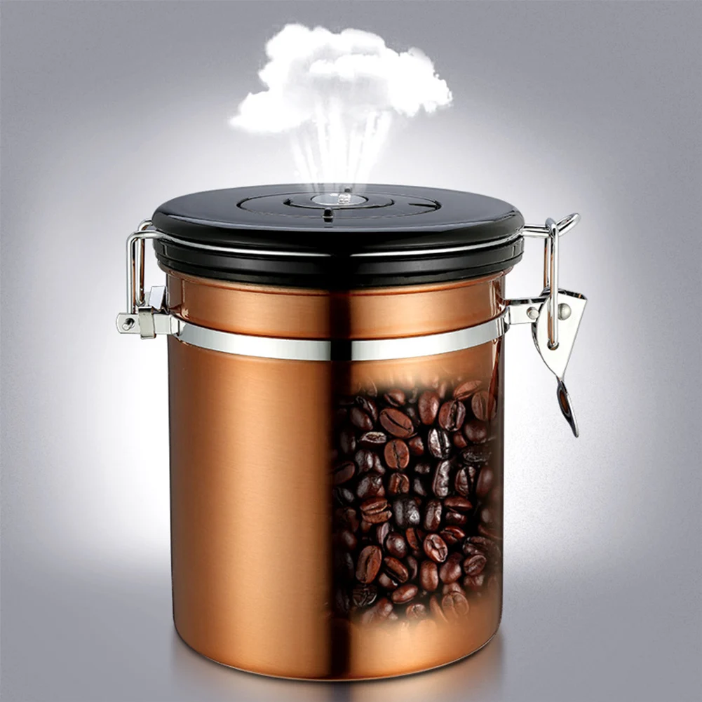 1.8L 304 Stainless Steel Sealed Tank with Exhaust Valve Storage Tank for Coffee Beans, Milk Powder, Tea, Dried Fruit New
1.8L 304 Stainless Steel Sealed Tank with Exhaust Valve Storage Tank for Coffee Beans, Milk Powder, Tea, Dried Fruit New